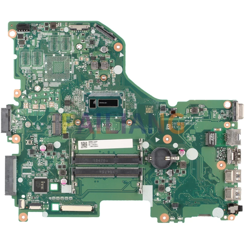 Description Picture 2 of itemFor Acer E5-573 Notebook Mainboard DA0ZRTMB6D0 NBMYH1100 2957U 3825U i3 i5 4/5th GPU 920M Laptop Motherboard DDR4 Full Tested