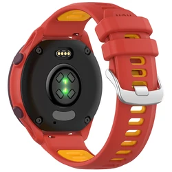 Silicone Smartwatch Strap - Premium Replacement Band for Forerunner Series (Red)