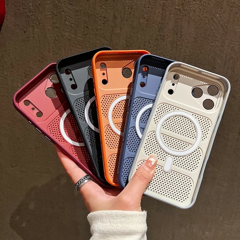 Summer Super Refreshing Soft Edge Phone Case with Fine Hole Lens Film and Heat Dissipation Feature