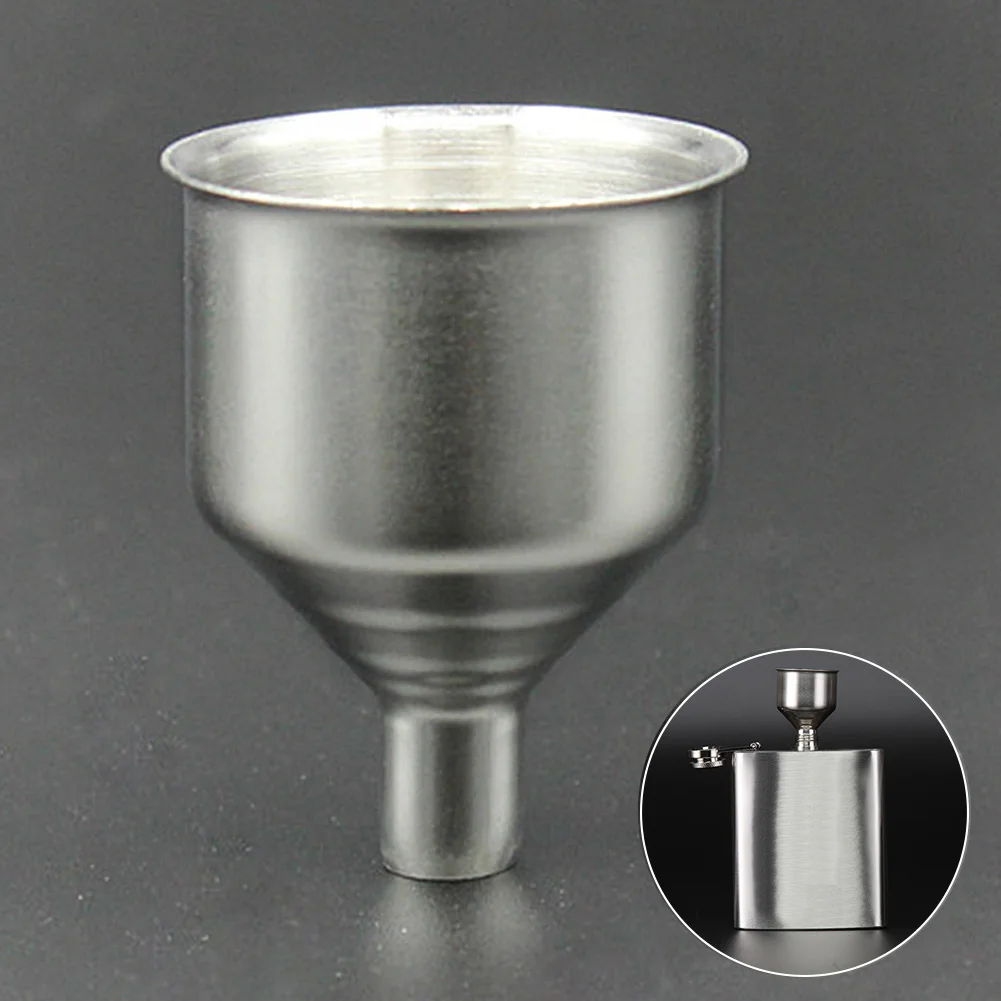 Stainless Steel Funnel Kitchen Gadgets Accessories Fluid Filling Wine Pot Thickened Oil Drain Mini Funnel for