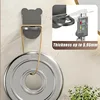 1/4/10pcs Wall Mounted Self-Adhesive Shampoo Bottle Shelf Adjustable Dispenser Shower Gel Bottle Rack Hook Hanging Hanger 6