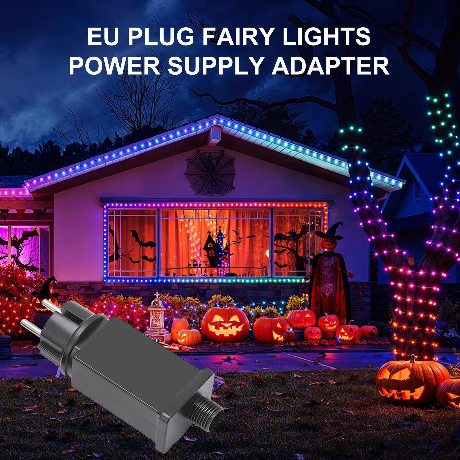 Airoads 12V LED Controller Klasse 2 voedingsadapter Ip44 LED-lichtcontroller laagspanningstransformator voor kerstlichtslinger opblaasbare decoraties (12V2A