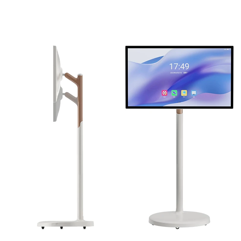 GPX 21.5 개인 정전 용량 터치 이동 화면, 1920*1080 USB IPS LCD 피트니스 디스플레이, 안드로이드 모니터, 스탠드 포함, 32 인치
