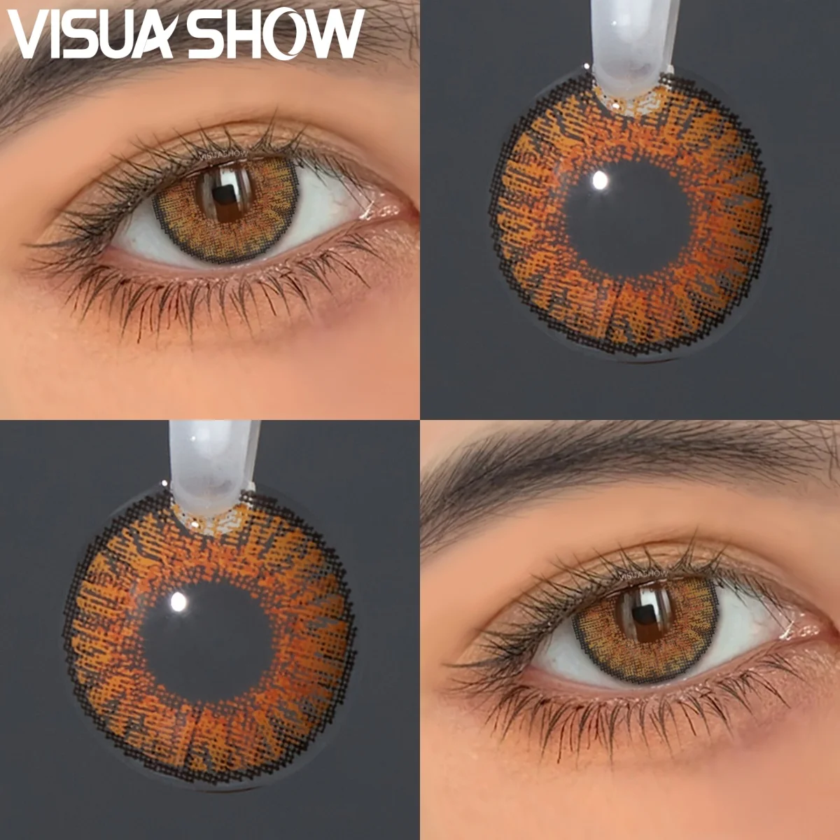 VISUASHOW Natural Look Color Contacts - Fashion Makeup Accessories