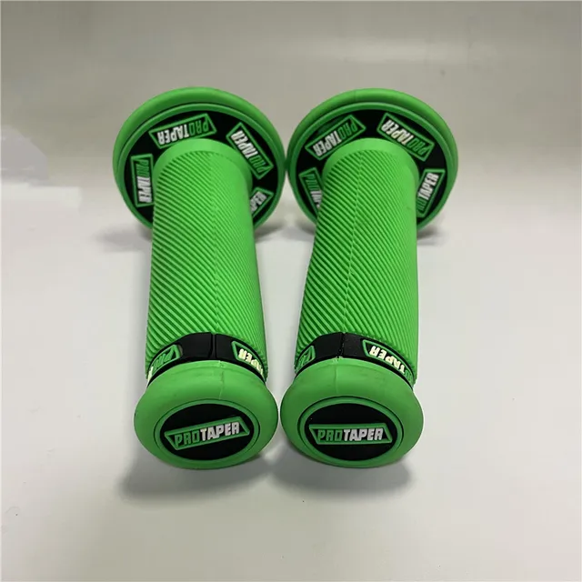 Soft Rubber Moto Handlebar Universal 22MM Scooter Grips Bar Parts Motorbike Handle Bar For Protaper Grip Motorcycle Accessories full green