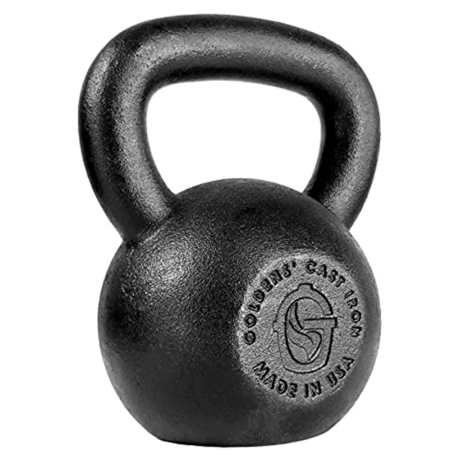 20kg 44lb Cast Iron Kettlebell for Strength Training and Functional Fitness Exercises at Home or Gym Durable Ergonomic Design w