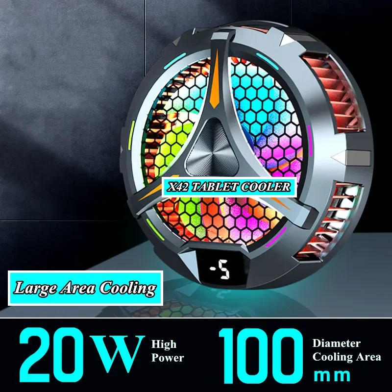 

Полупроводниковый Магнитный радиатор для планшета с кронштейном для прямой трансляции PUBG, игровой кулер для IPad, IOS, Android, охлаждающая подста...