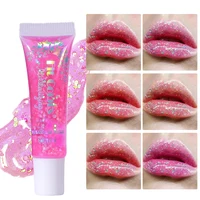 Fit Colors 6 color Mirror Pearl Glitter Warm Change jelly Lip Oil soft smooth silky Moisturizing Lip Gloss Christmas Lip Makeup 2