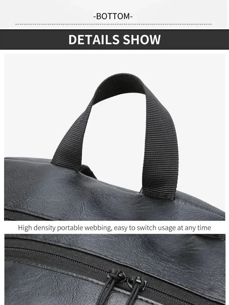 S62aea104a919436882ebdd6cf0c9a99eH 1 Pack 15.6 inches Men's Business Simple Computer Backpack USB Charging Lightweight Schoolbag Travel Commuting Mallzona