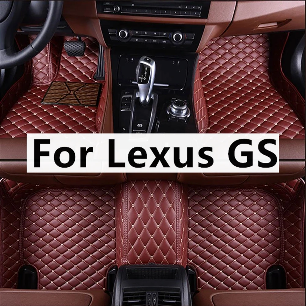 

Solid Color Diamond Custom Car Floor Mats For For Lexus GS GS200t GS250 GS300 GS350 GS430 Foot Coche Accessories Auto Carpets