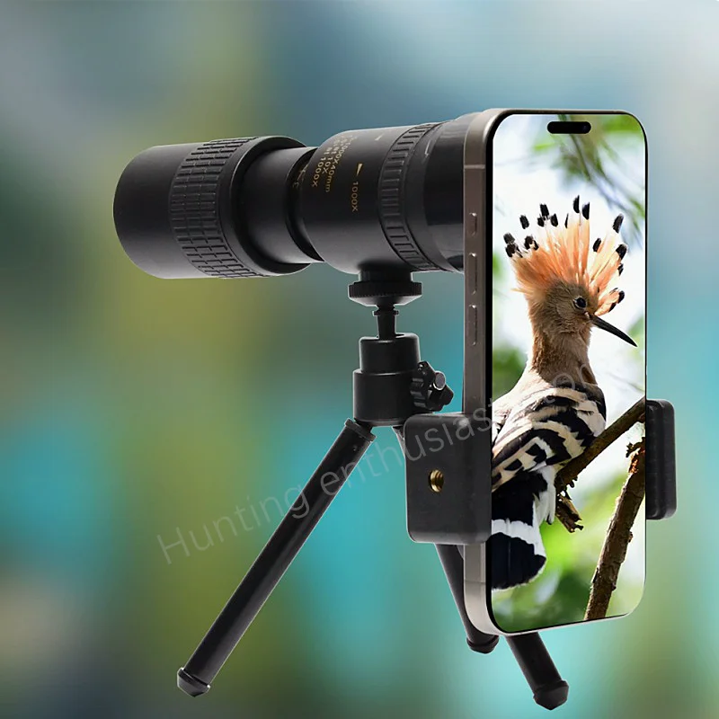 Outdoor Professional Remote 300X40 High-power Zoom Rotating Monocular Telescope High-definition Mobile Photography Binoculars 2