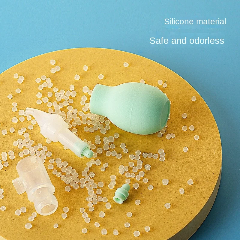 New Born Silicone Baby Safety Nose Cleaner Vacuum Suction Children Nasal Aspirator New Baby Care Diagnostic-tool Vacuum Sucker nasal aspirator