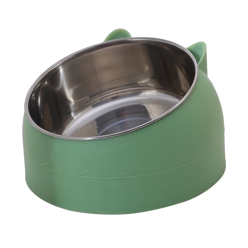 Title 40, Cat Dog Bowl 15 Degrees Tilted Stainless Steel ...