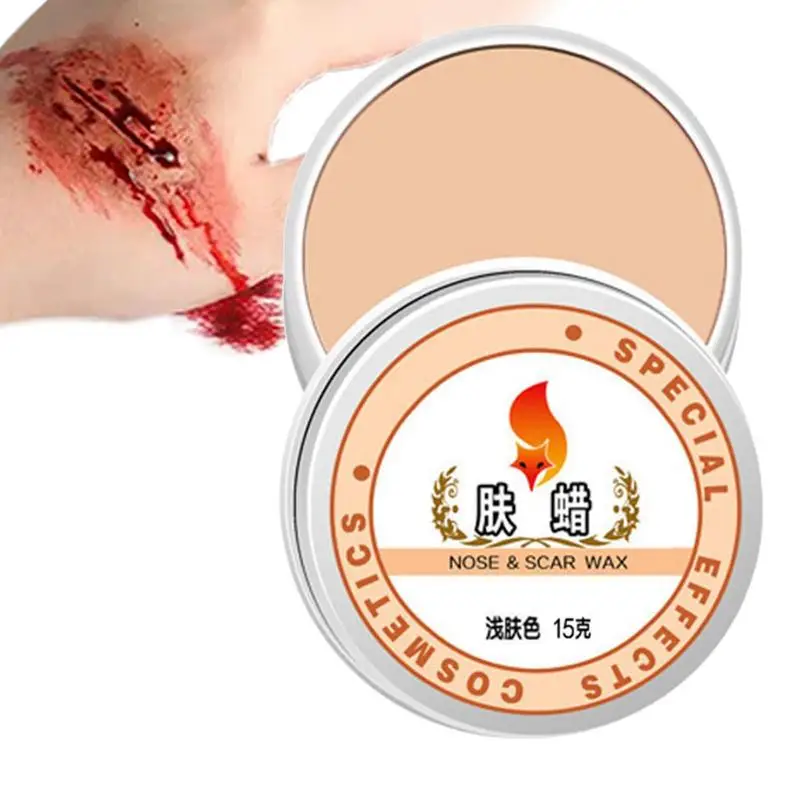 Makeup Wax Sealer Halloween Makeup Scar Wax Halloween Special Wound Modeling Skin Wax Special Makeup kit - Image 3