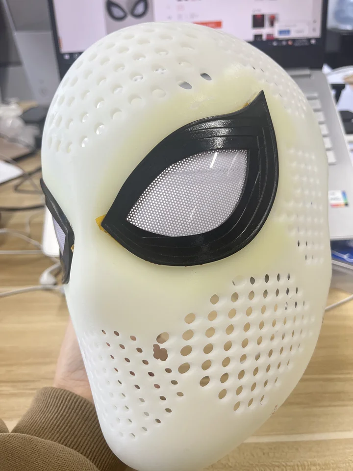 マーベル スパイダーマン フェイスシェル/アイズ DIY手作り