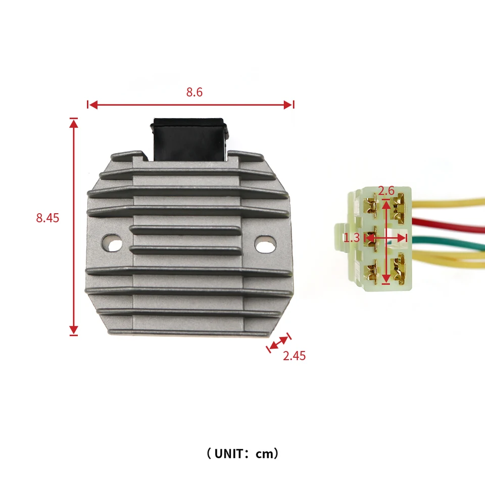 Regulator Rectifier Aluminium Alloy Motorcycle Rectifier 353 - View #5