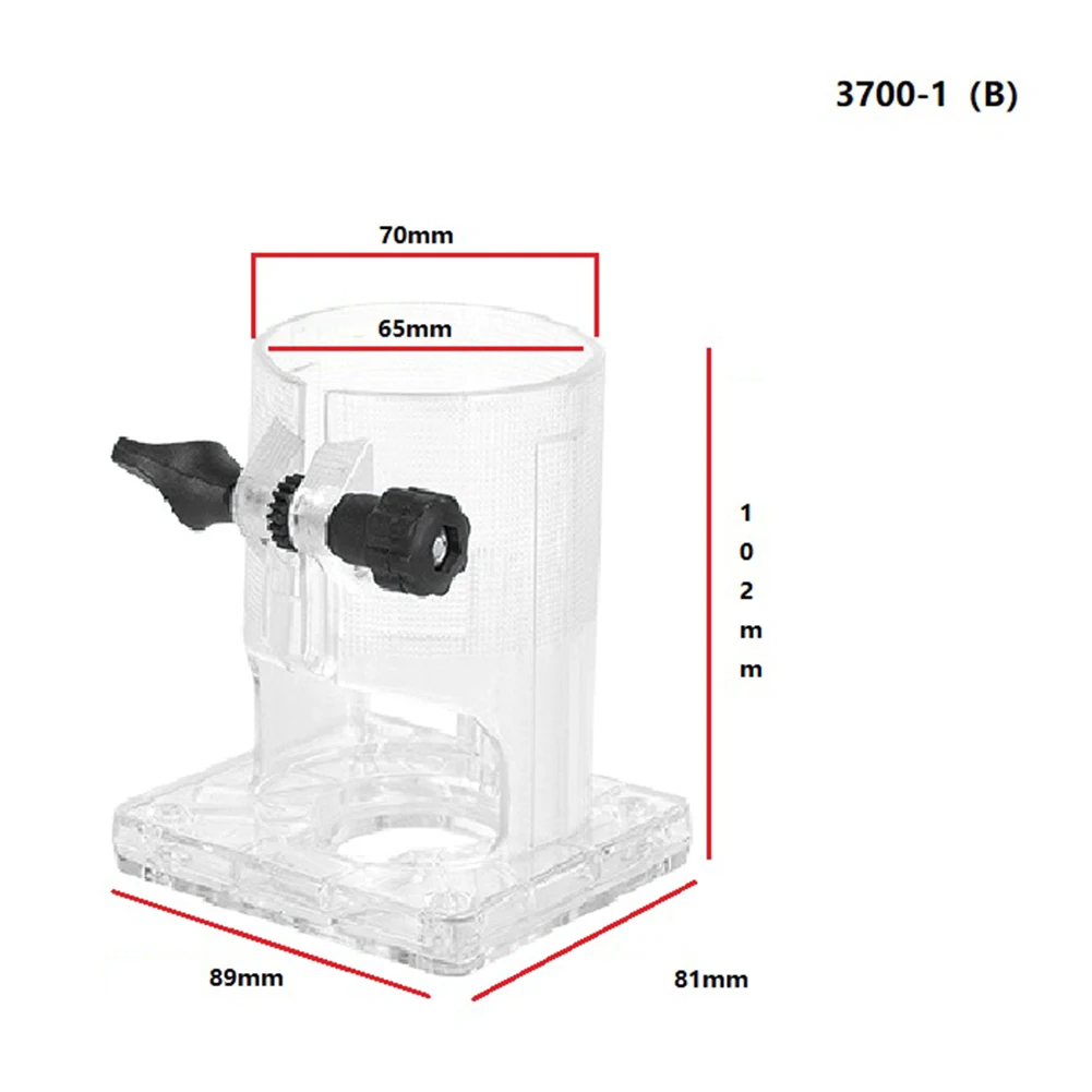 Wood Router Base Electric Trimmer Base Fit For Makita RT0701C For WORX WU601  Woodworking Trimming Milling Machine Base 6