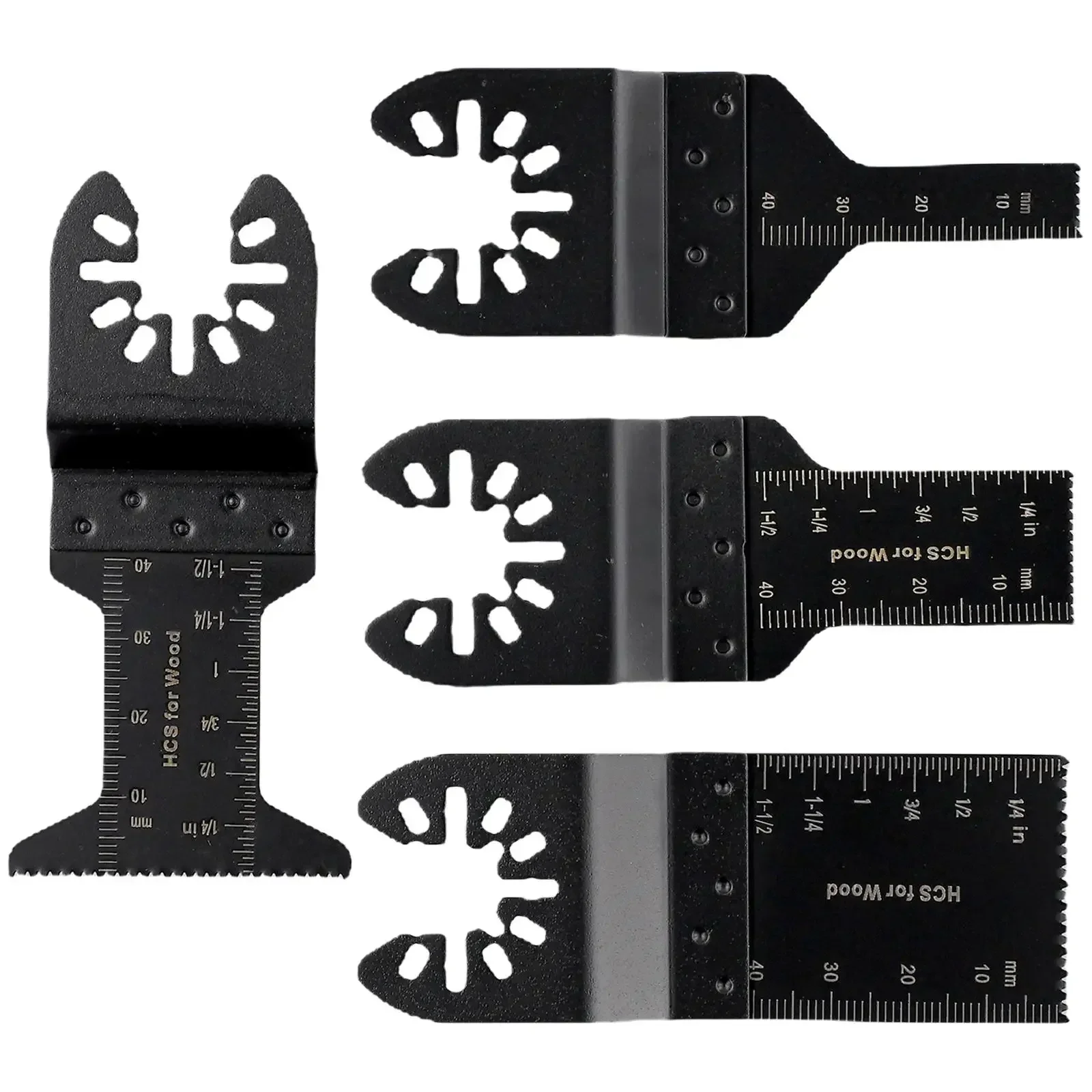 Oscillating Saw Blade Renovator MultiTool Circular Saw Blade Power Parts 4pcs/Set 10/20/34/45mm For Wood Metal PVC Power Cutting