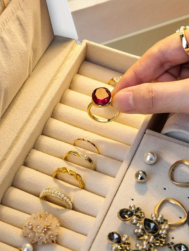 1PC Jewelry Storage Box | Necklace Earrings Organizer Case | Elegant Jewelry Gift Box P... - SKU JSB01217 - UGI Packaging