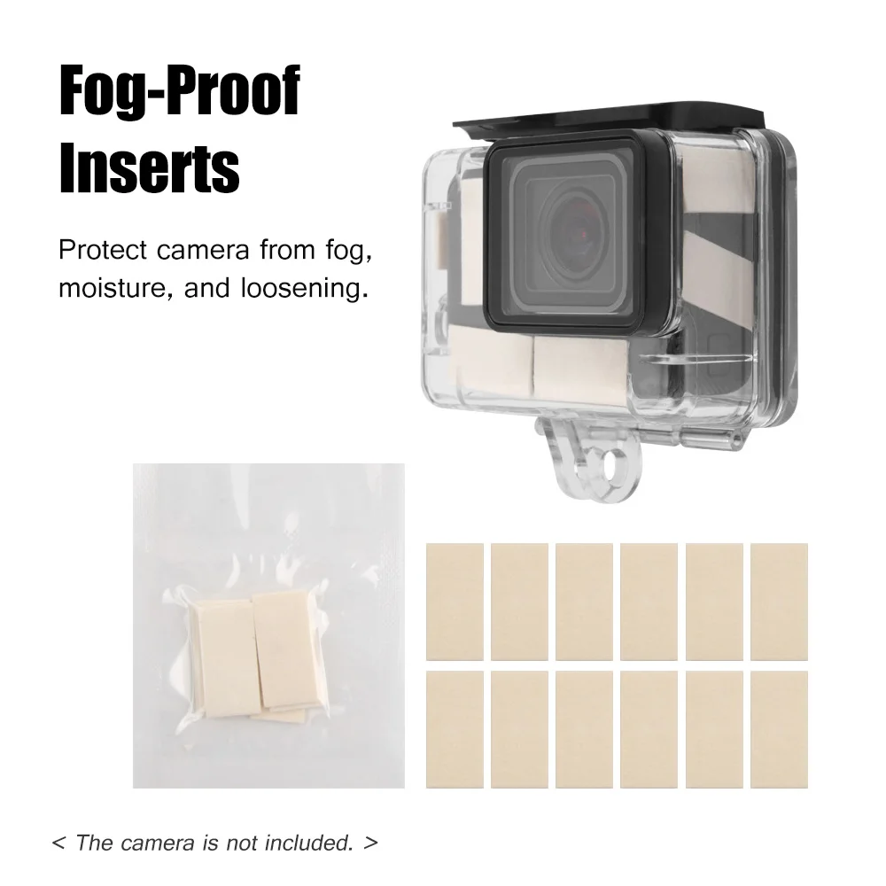 D&F Boîtier Étanche 30m Pour GoPro Hero 7 Silver/White - Coque Sous-Marine Avec Inserts Antibuée Et Protections Écran/Objectif