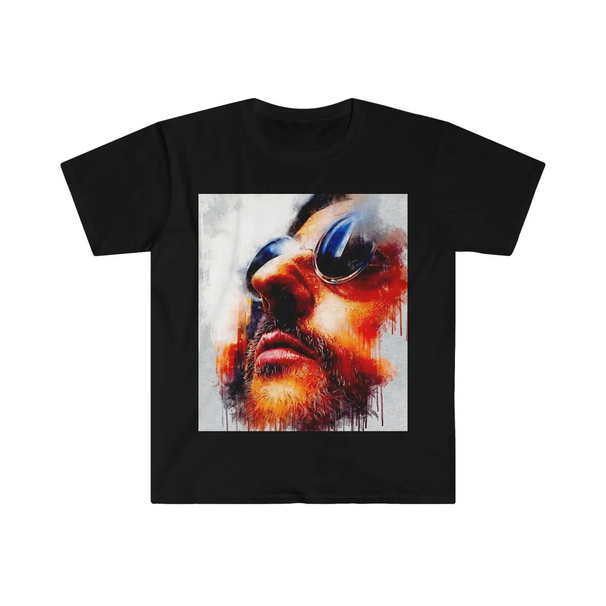 Leon The Professional Hitman Profile Shot T-Shirt Unisex Softstyle