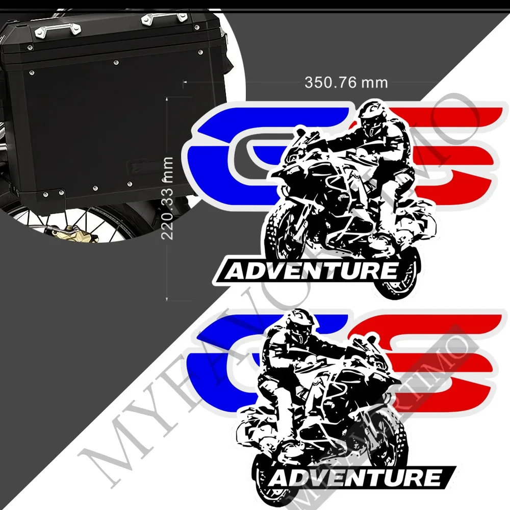 Trunk Panniers Luggage Aluminium Top Cases For BMW R1200GS F850GS F800GS R1250GS F750GS G310GS R1150GS GSA HP Stickers Adventure