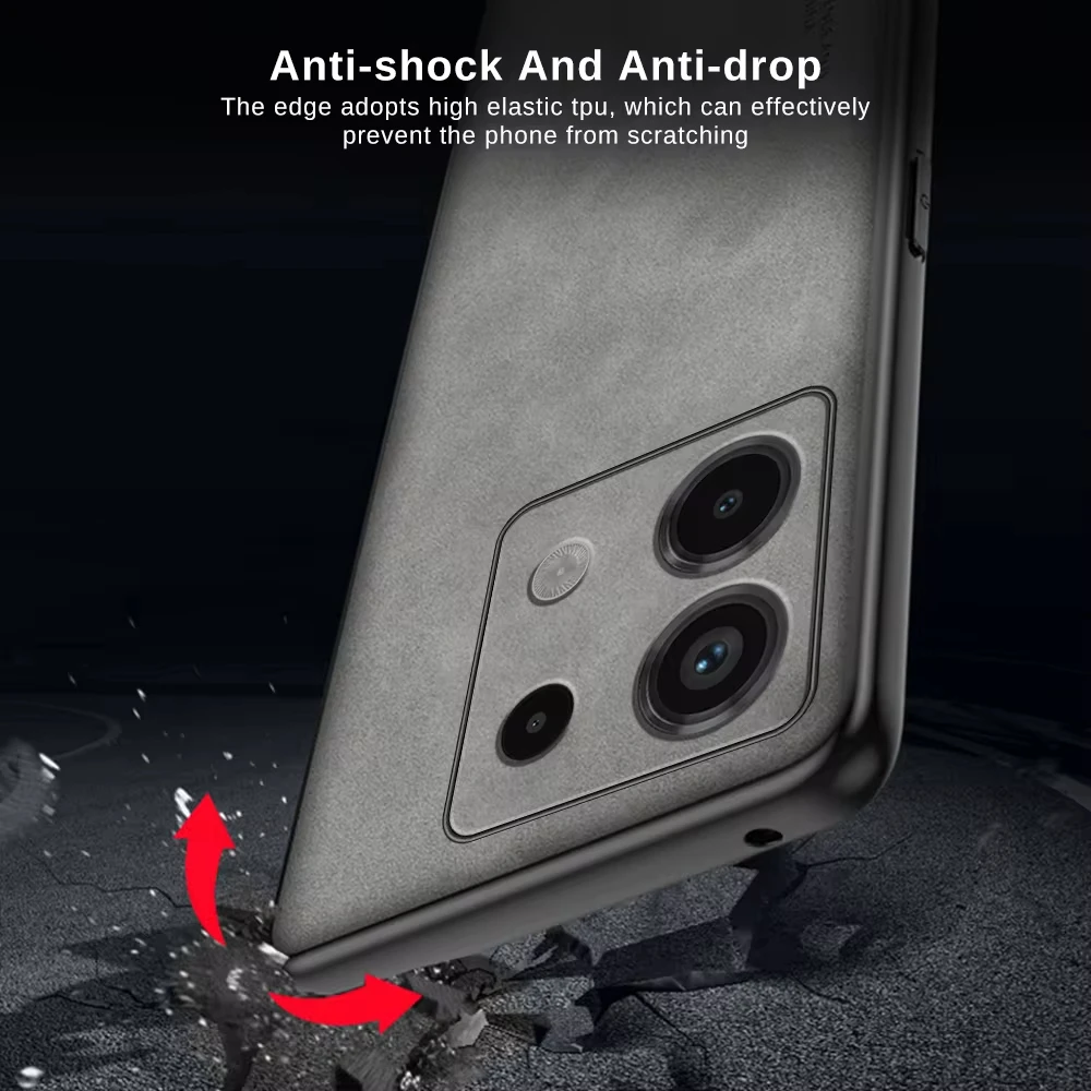 Luxury Sheepskin Leather Case for Men - Premium Back Cover