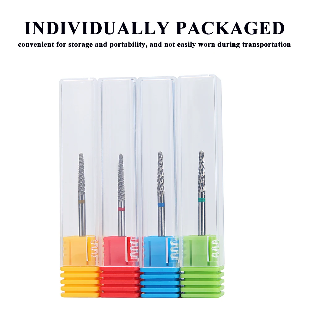 Tungsten Carbide Nail Drill Bits - Electric Rotary Accessory