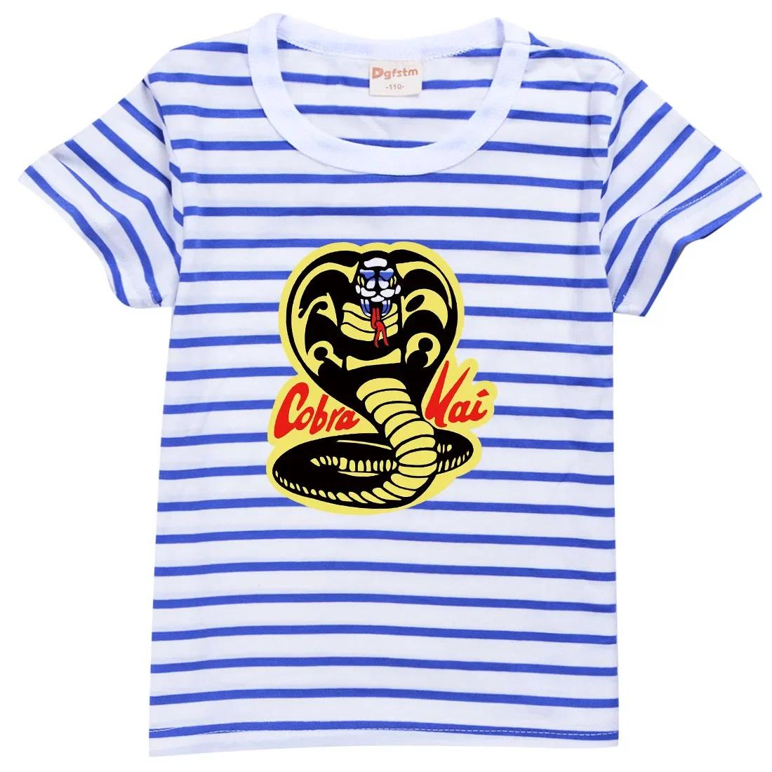 تي شيرت صيفي للأطفال مطبوع عليه كوبرا كاي