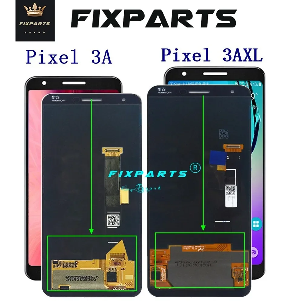 

Tested Well For Google Pixel 3A LCD Display Touch Screen Digitizer Assembly For Google Pixel 3A XL LCD Screen Replacement