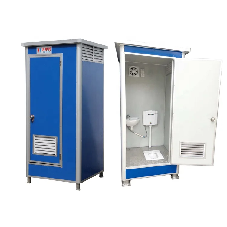 Prefabricated Portable Chemical Outdoor Public Steel Mobile Toilet With Shower Room