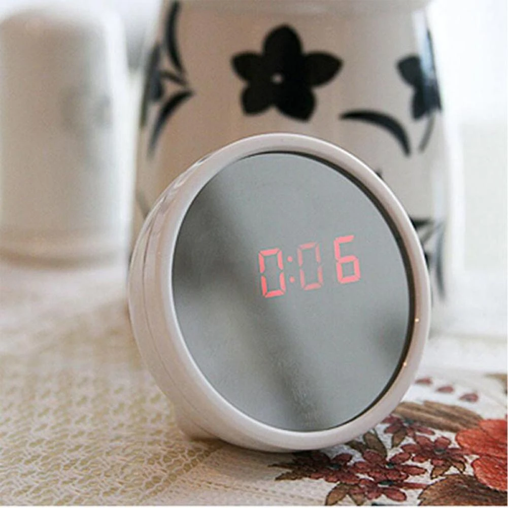 decorative night lights New Hot Multi-function Digital Mirror Alarm Clocks Desk Table Transparent Clocks with Speaker LED Display night table lamps