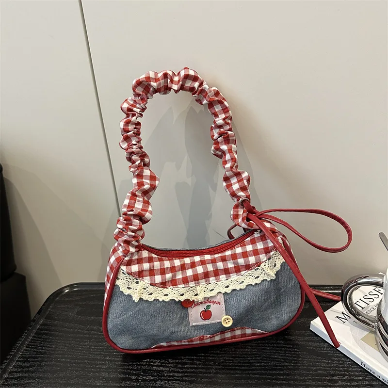 Sac à main décontracté à la mode, sac fourre-tout polyvalent pour les déplacements, sac d'école pour étudiants de grande capacité, sac sous les bras à bandoulière unique