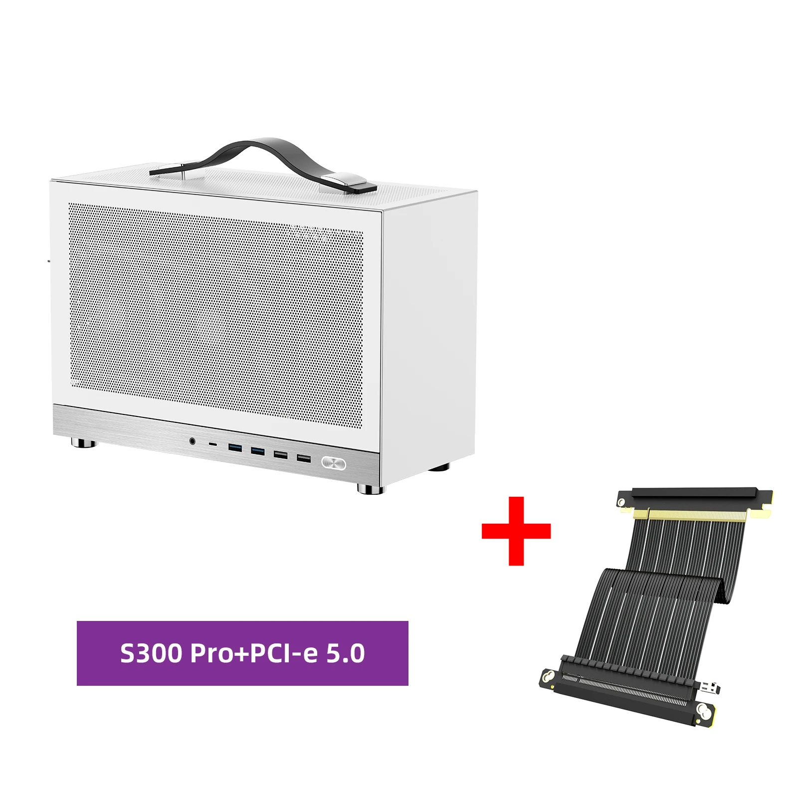 Shiny Snake S300 Pro - 8.5L MESH ITX Chassis - Support 3 Cooling