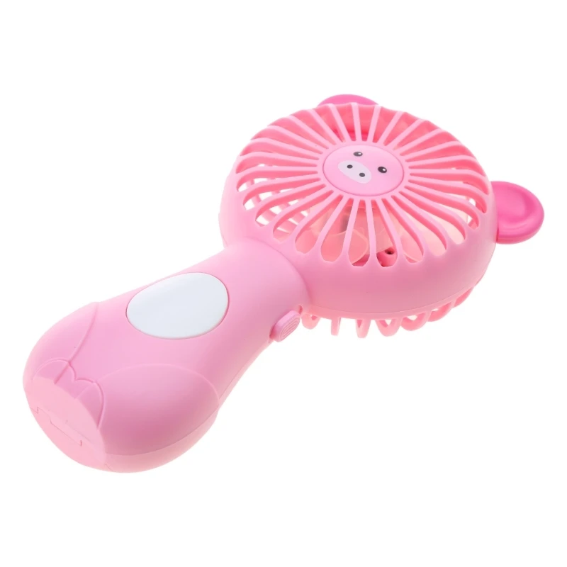 Portable Fan Mini Cooling Fans Design Powered by AA-Batteries Small Summer Cooler Sports Fan Ears
