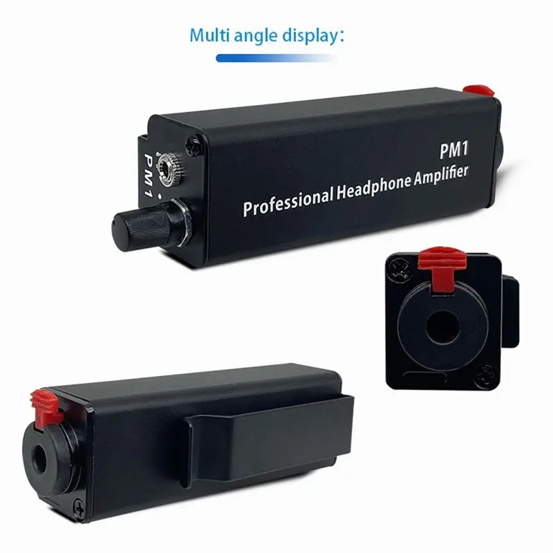-[A51I 디지털]PM1 헤드폰 앰프 XLR-3.5MM/6.35Mm 오디오 인터페이스 미니 휴대용 HIFI 헤드폰 앰프