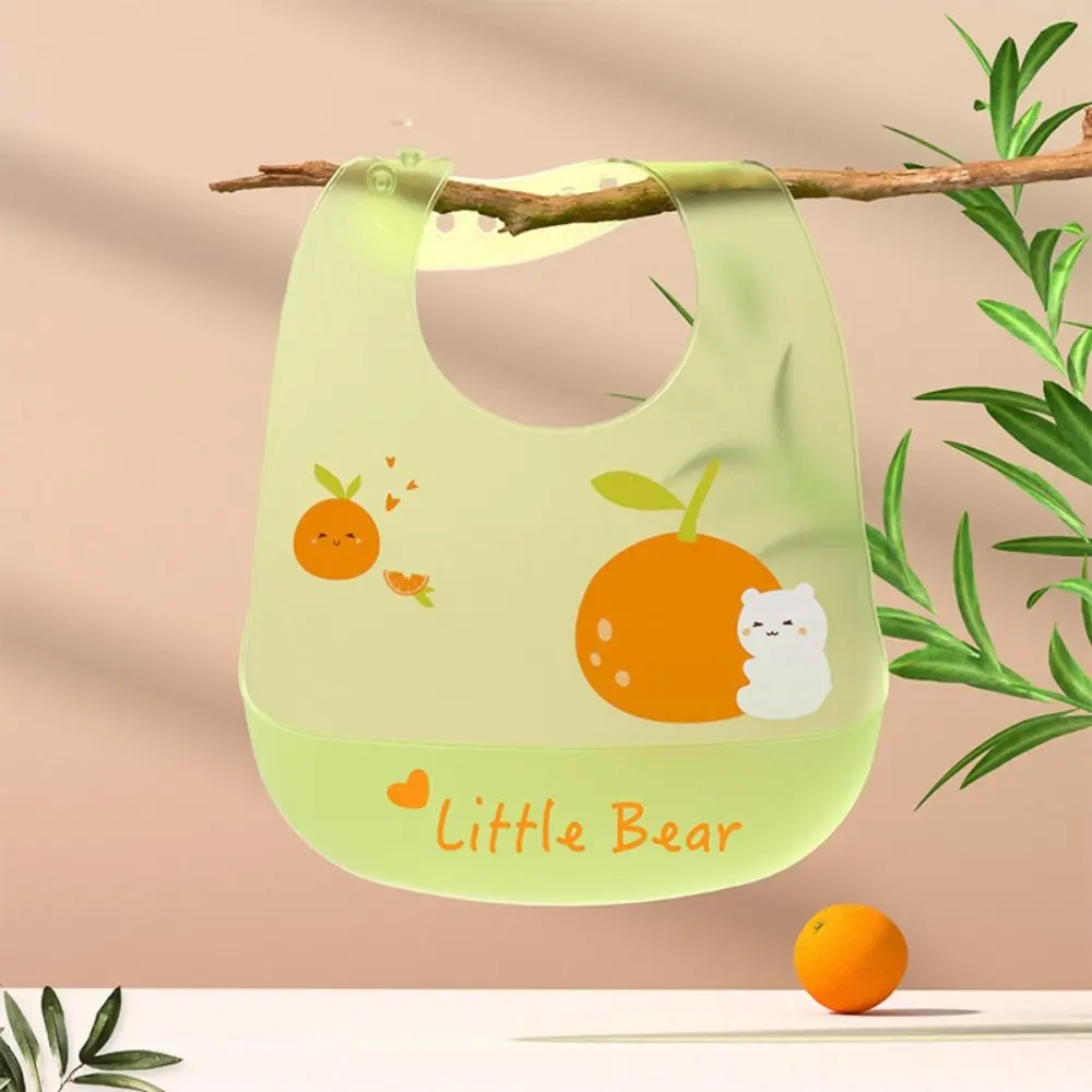 Waterproof Silicone Baby Bibs for Kids Feeding