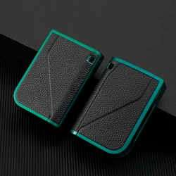 Premium Car Key Cover - Stylish Remote Holder with Keychain for Keyless Entry Key Fob Protection (Green key case)