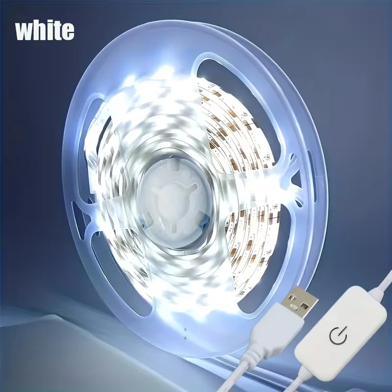 Versatile LED Light Strip with Touch Dimming and Flexible Design