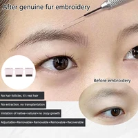 Authentic real eyebrow master practice original eyebrow embroidery hair transplant needle practice suitable for beginners 1