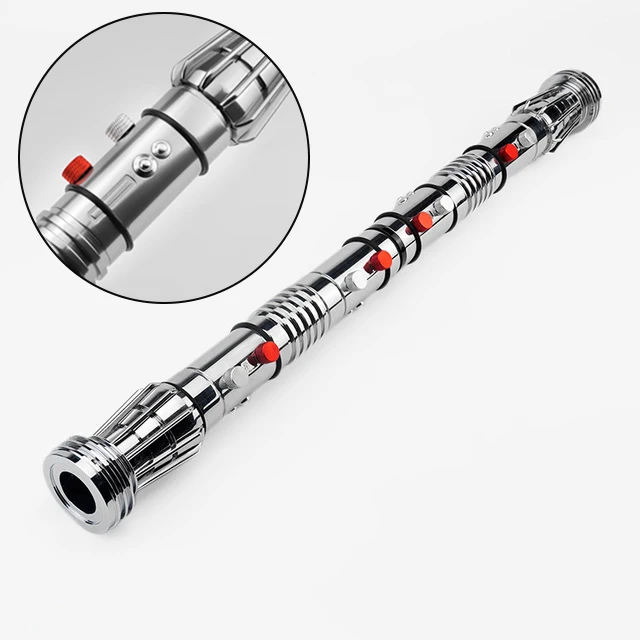 100 Reengraved Darth Maul Lightsaber Empty Handle Model No Electronic Kits High Quality Metal