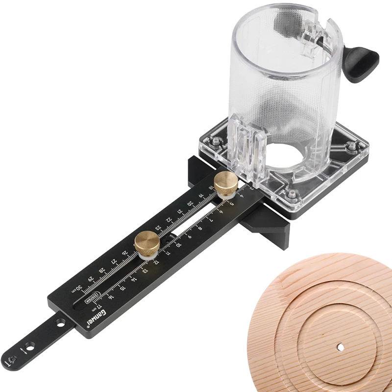 Woodworking Milling Circular Auxiliary Formwork DIY Tools Cutting Notches Wood Router Milling Circle Trimming Machine Accessorie woodworking tools woodworking tool