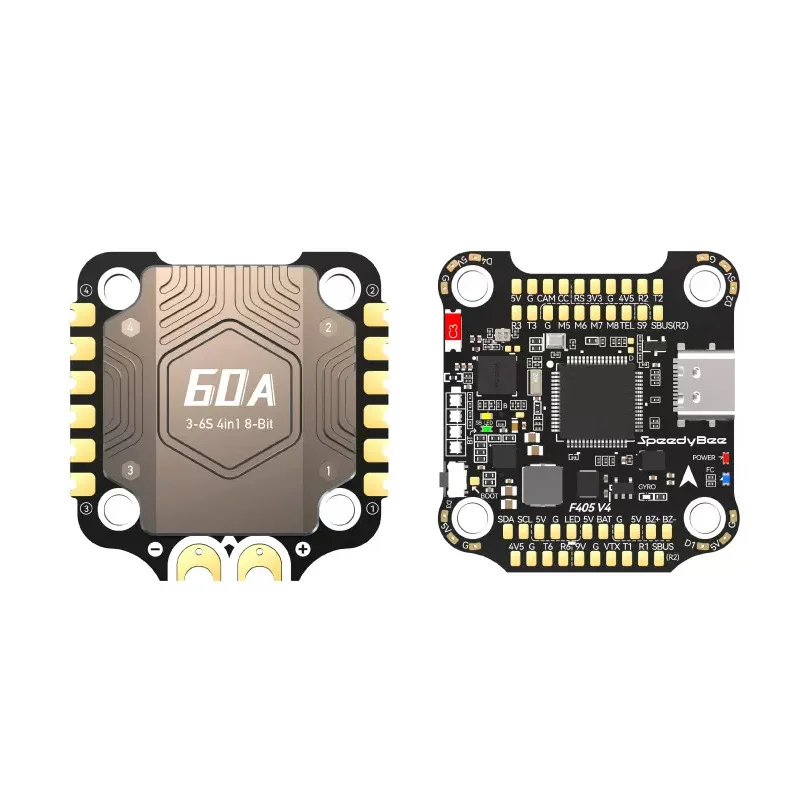 SpeedyBee F405 V4 BLS 60A 30x30 Контроллер полета + 60A 4-в-1 стек ESC для FPV-дрона для фристайла, аксессуары в том же стиле своими руками thumbnail 2
