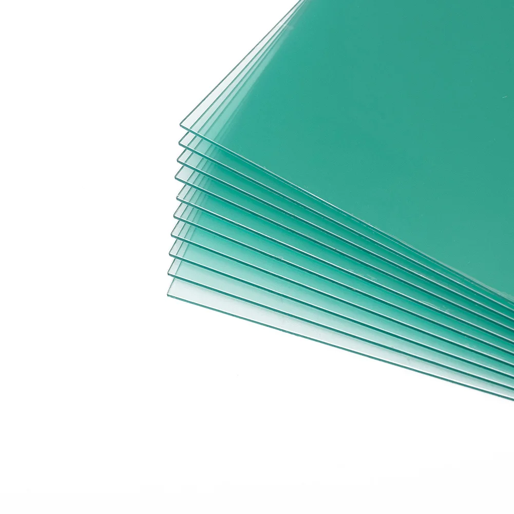 Spare Welding Shield Cover Green Clear Lens Protector Plate For Welding Screens Helmet Mask Replacement Accessories 10pcs welding helmet lens face shield mask