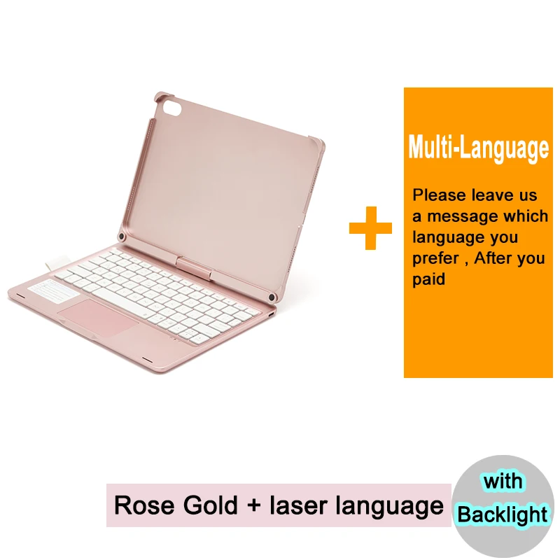 حافظة لوحة المفاتيح السحرية بلوتوث لجهاز iPad الجي...