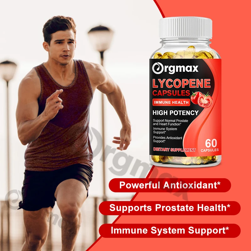 Organic Vegan Lycopene Capsules For Immunity Health Prostate and Urethra Bladder Health Male Supplement Health Care Supplement