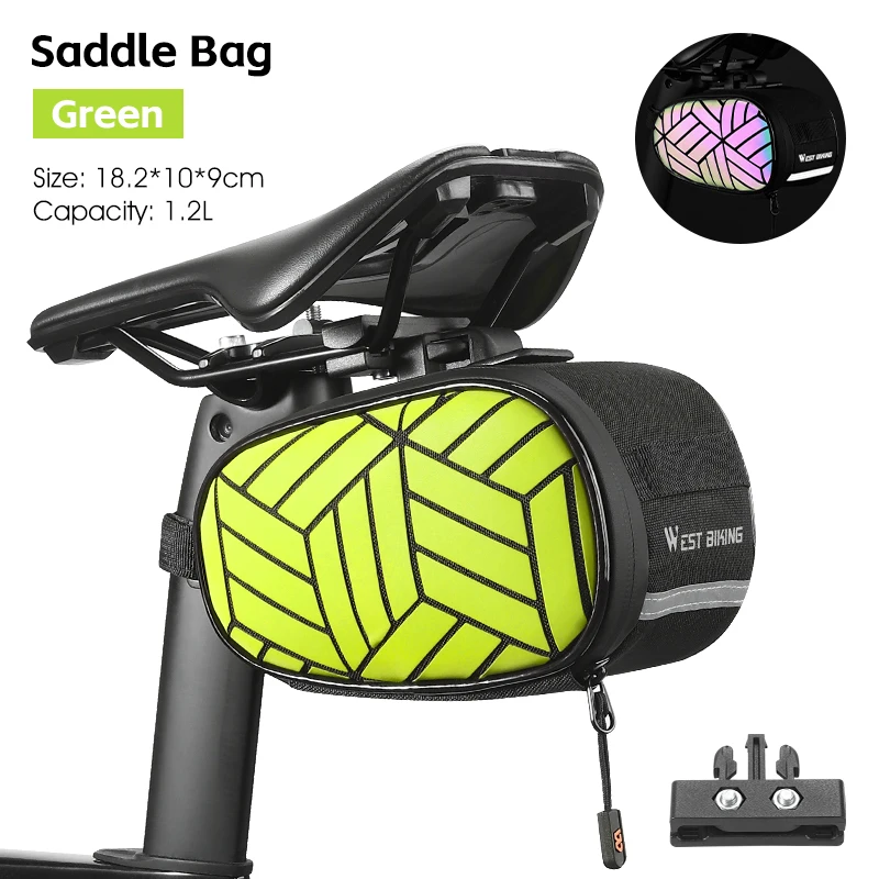 Green Saddle Bag