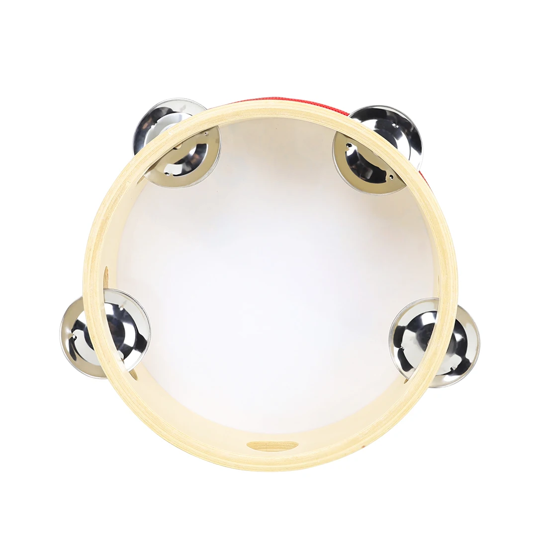 Handheld Cartoon Tambourine Freestyle Hand Drum Bell Percussion Instrument Portable Kids Musical Gift Educational Toy