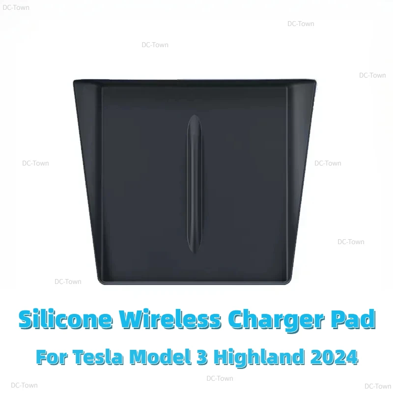 

Силиконовый нескользящий коврик для беспроводной зарядки Tesla New Model 3 Highland 2024