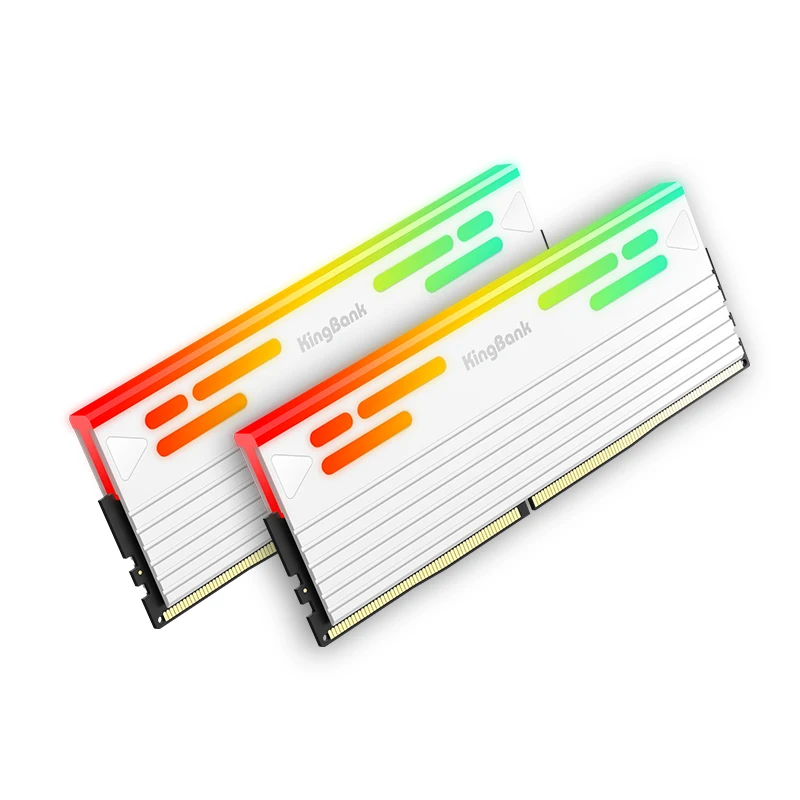 New KingBank RGB White 24Gx2 6000MHZ 48GB 6000 MHZ DDR5 RAM